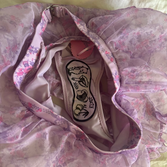 Purple Two Piece Swim Bikini 👙 sugar thrillz - Picture 4 of 8